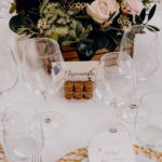 Segnatavoli matrimonio tema vino Mugello