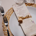 Menu matrimonio tema vino Mugello