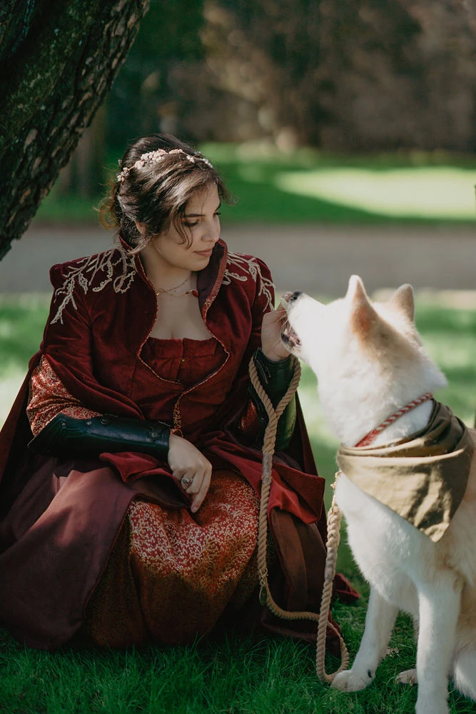 La sposa e il suo cane 