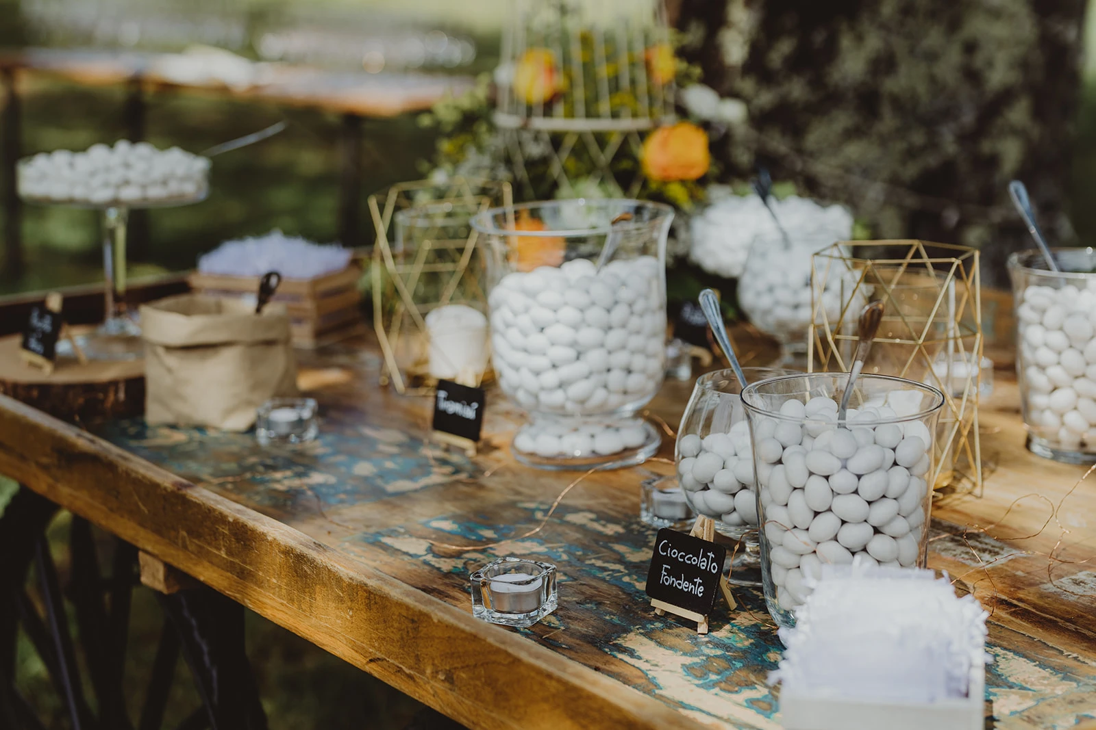 Confettata di matrimonio in stile country realizzata da Ilaria euphoria events