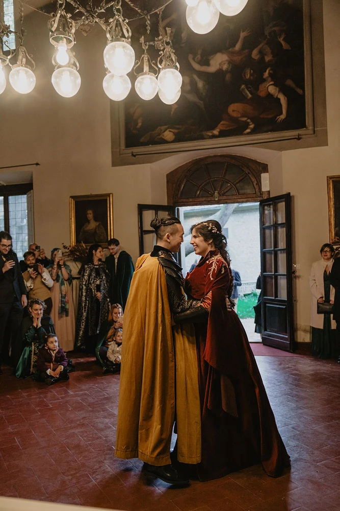 Primo ballo degli sposi nel salone del Castello, coordinamento a cura di Ilaria euphoria events