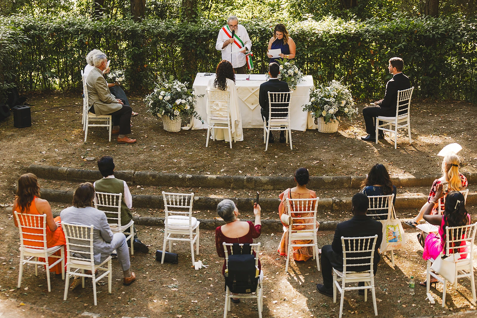 Cerimonia civile Luvai e Jessie destination wedding dal Canada, organizzato da ilaria euphoria events